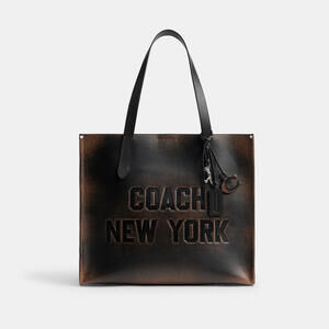 Coach Relay Tote Bag In Loved Leather